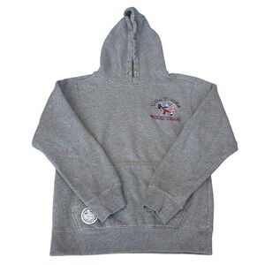GOAT USA World Team Heather Gray Hoodie Mens Size XS